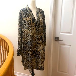 H&M Silky Shirt Dress - Excellent Used Condition